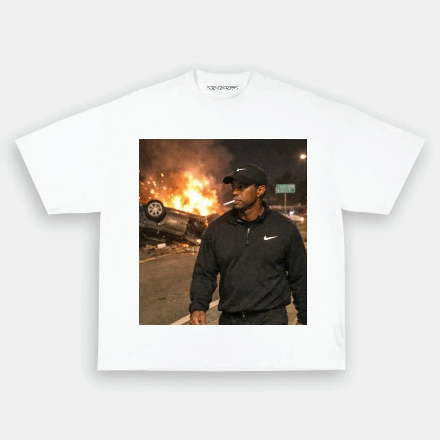 Tiger Woods Drunk Tee 2.0 - POPCHANGER