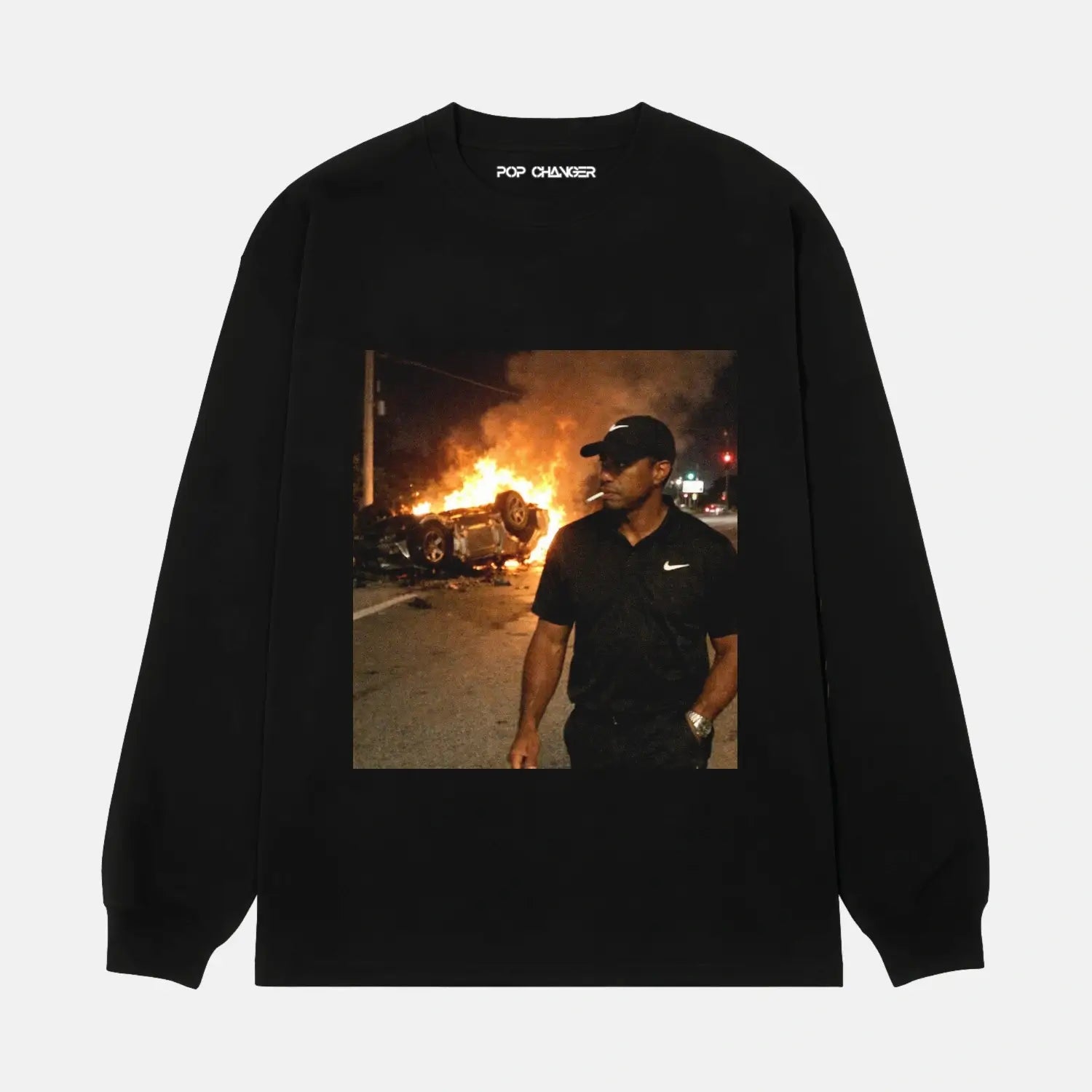 Tiger Woods Drunk Tee - POPCHANGER