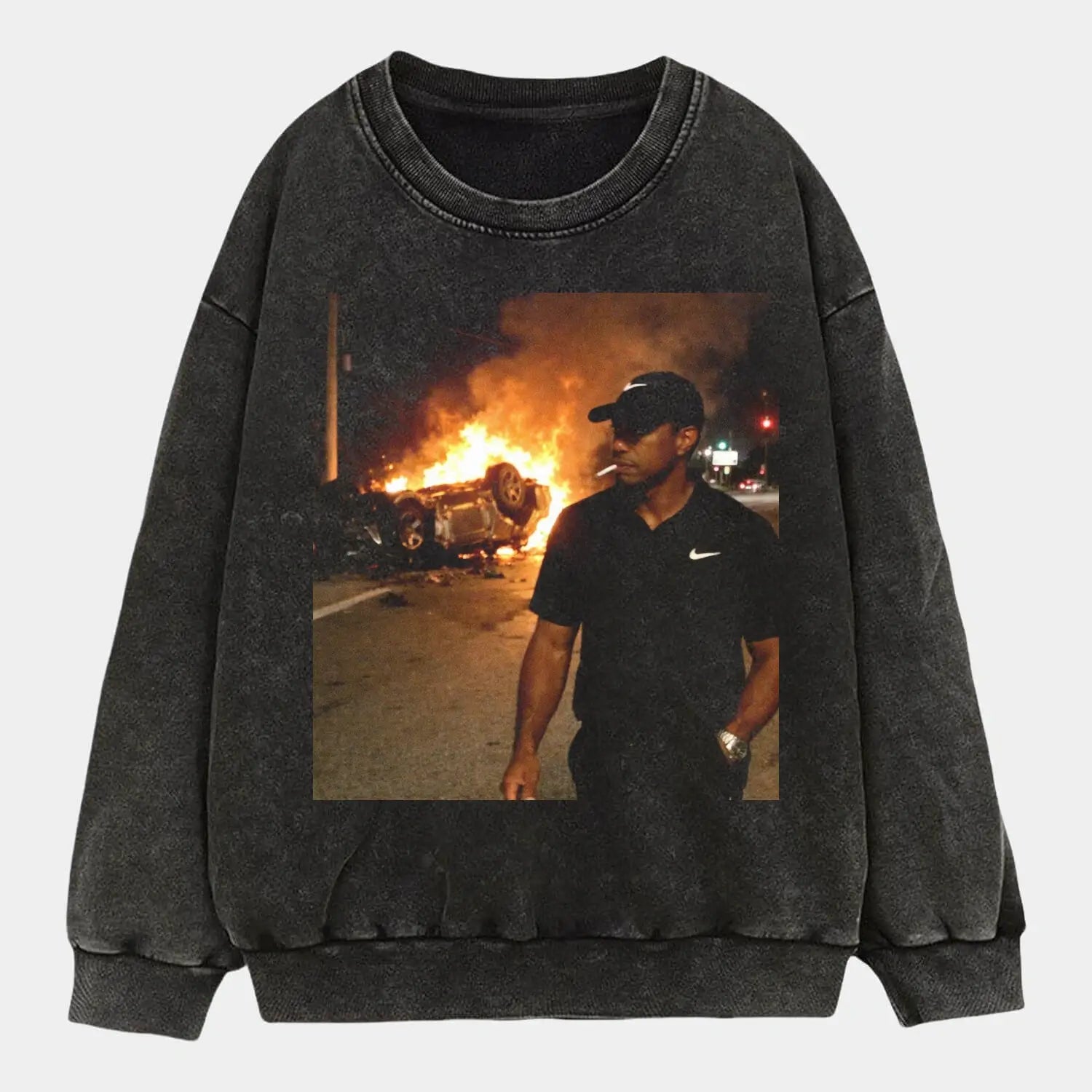 Tiger Woods Drunk Tee - POPCHANGER