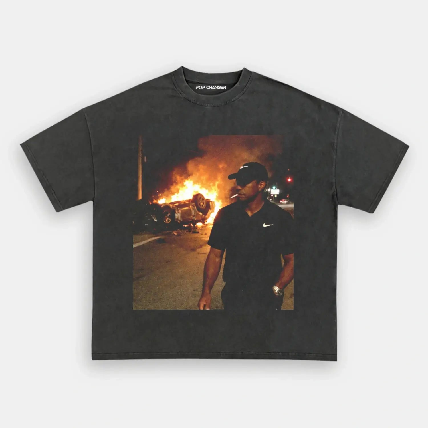 Tiger Woods Drunk Tee - POPCHANGER