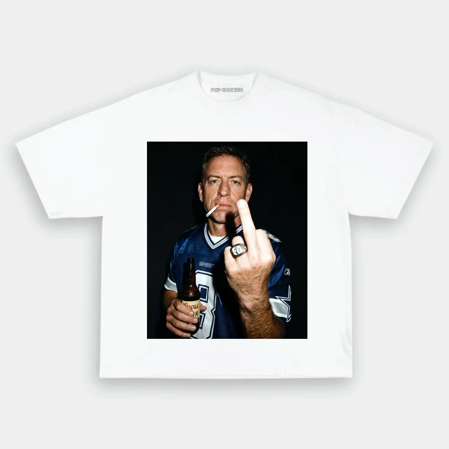 Troy Aikman Football Tee - POPCHANGER